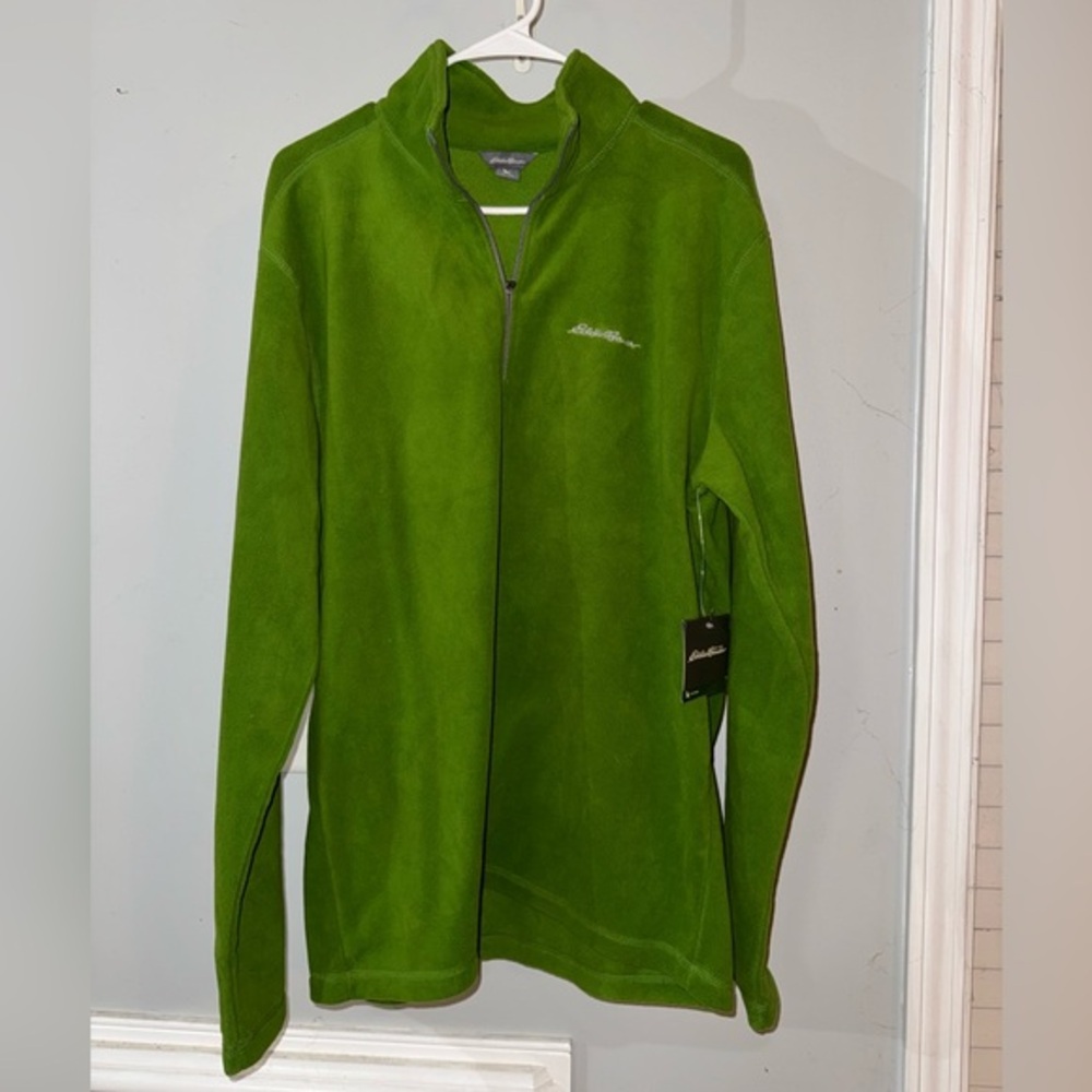 Eddie Bauer Vibrant Green Fleece Jacket